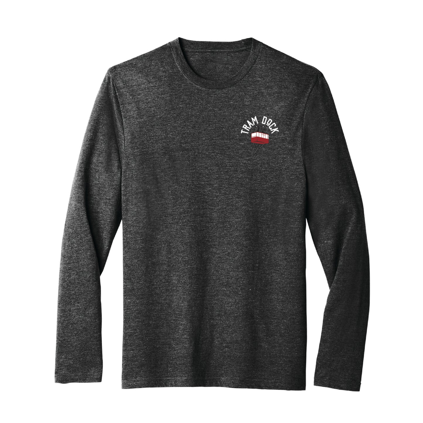 TRAM DOCK T LS / BLACK HEATHER