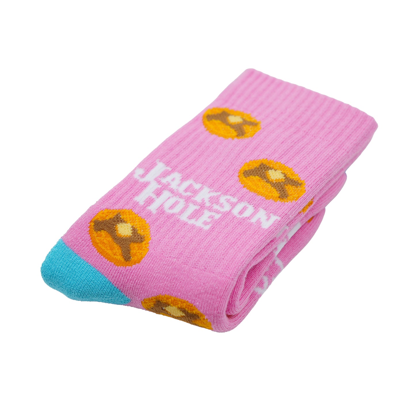 K JH WAFFLE SOCK PINK