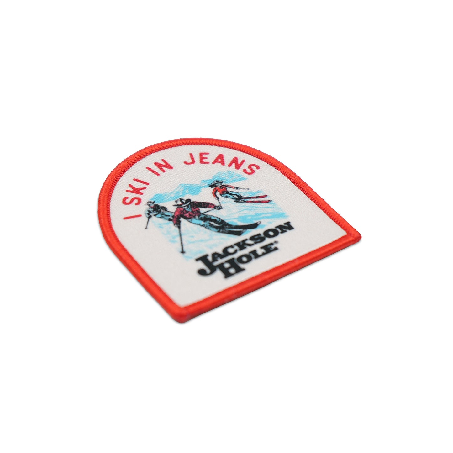 I Ski In Jeans Patch