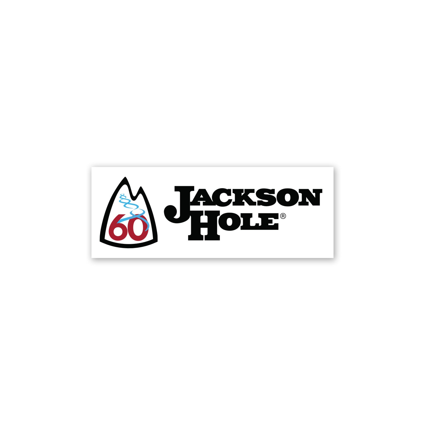 60th Anniversary Horizontal Sticker