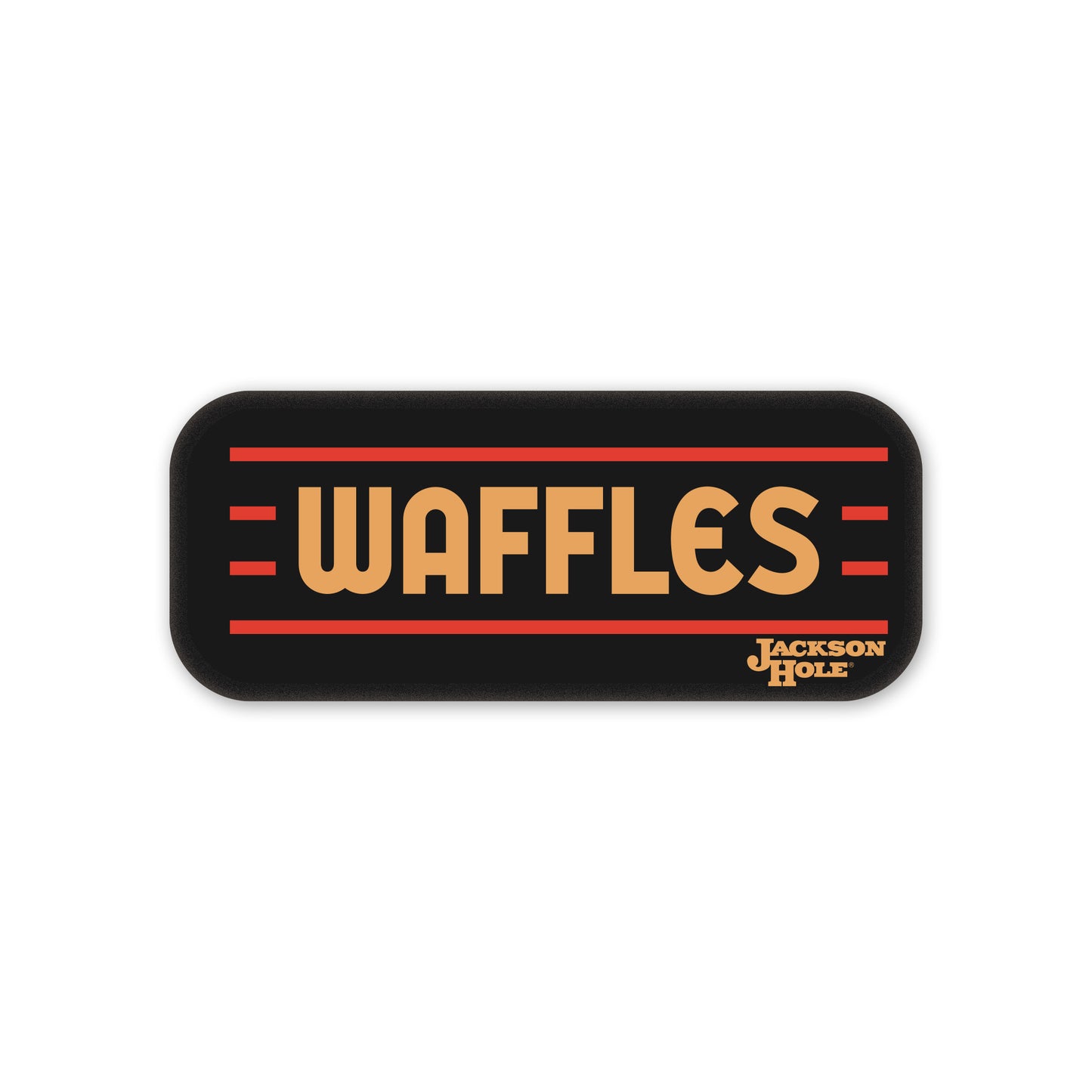 Waffle Sign Sticker