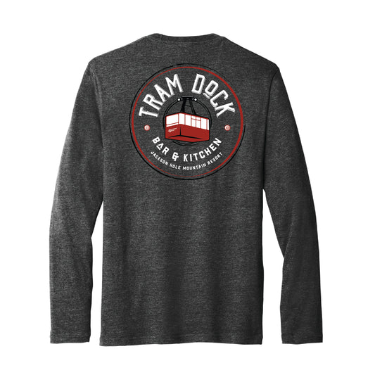 TRAM DOCK T LS  /  BLACK HEATHER