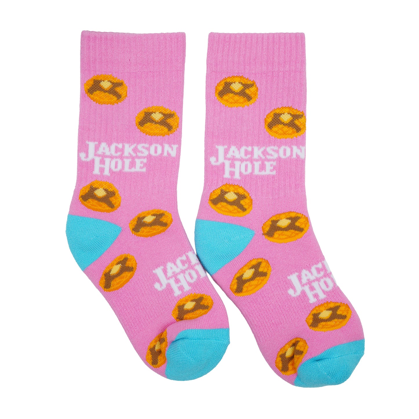 K JH WAFFLE SOCK PINK