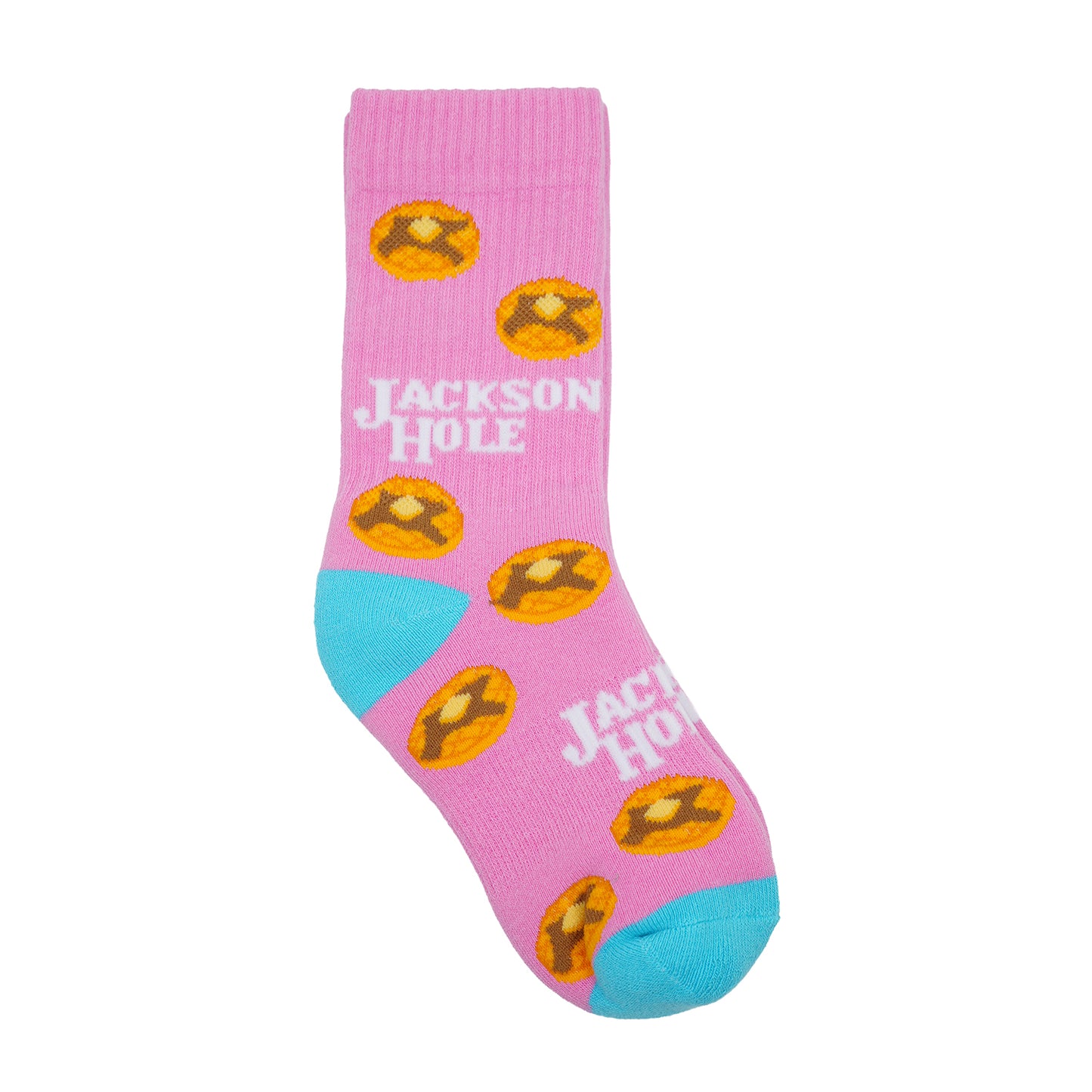 K JH WAFFLE SOCK PINK