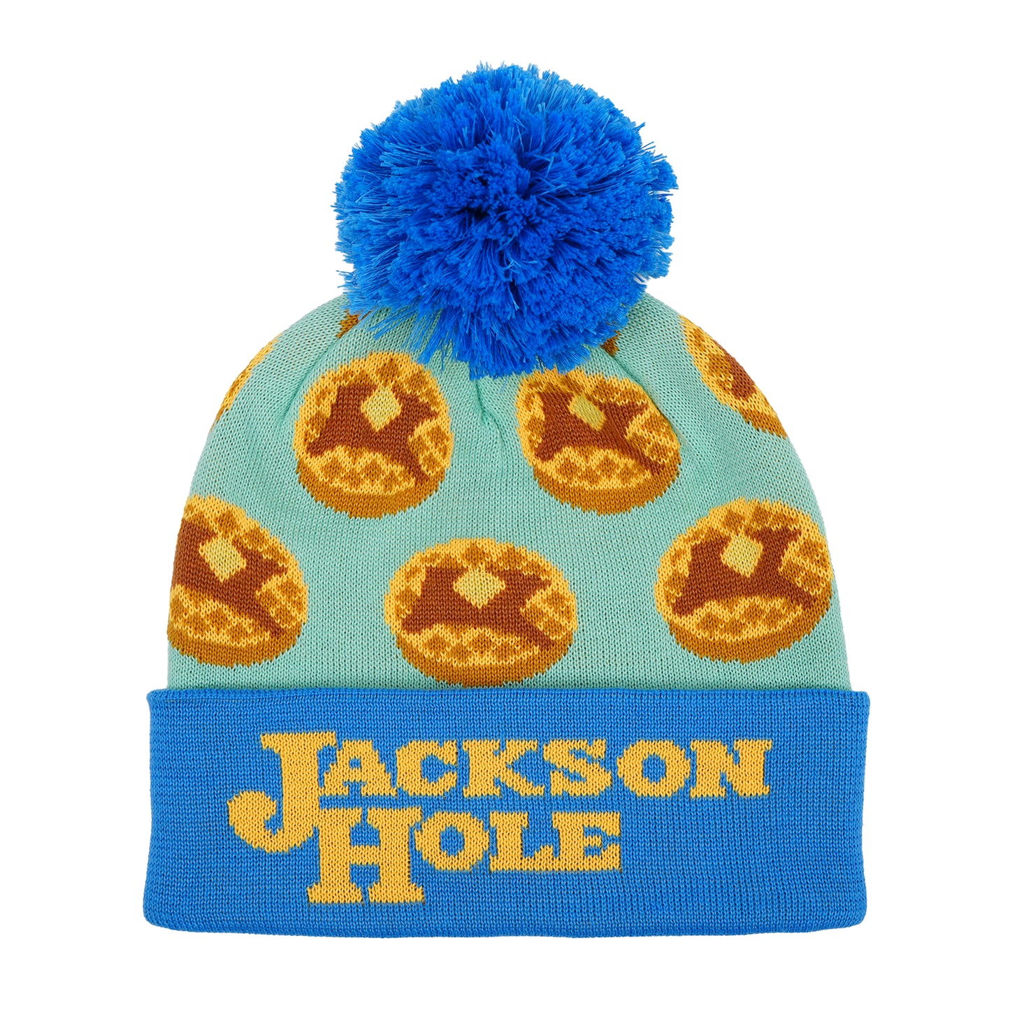 K JH WAFFLE BEANIE BLUE