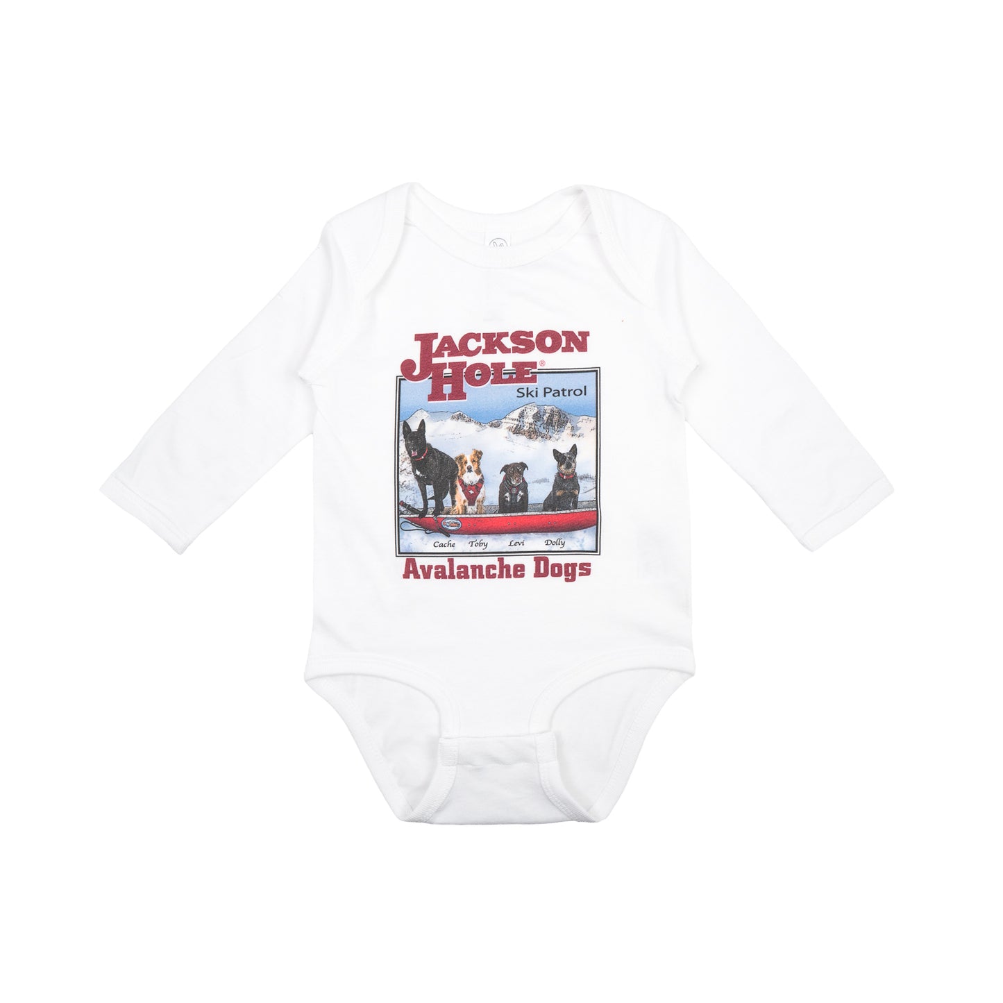 Infant Avy Dog Onesie Long Sleeve