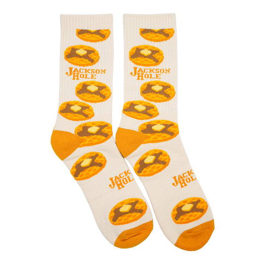 JH WAFFLE SOCK CREAM