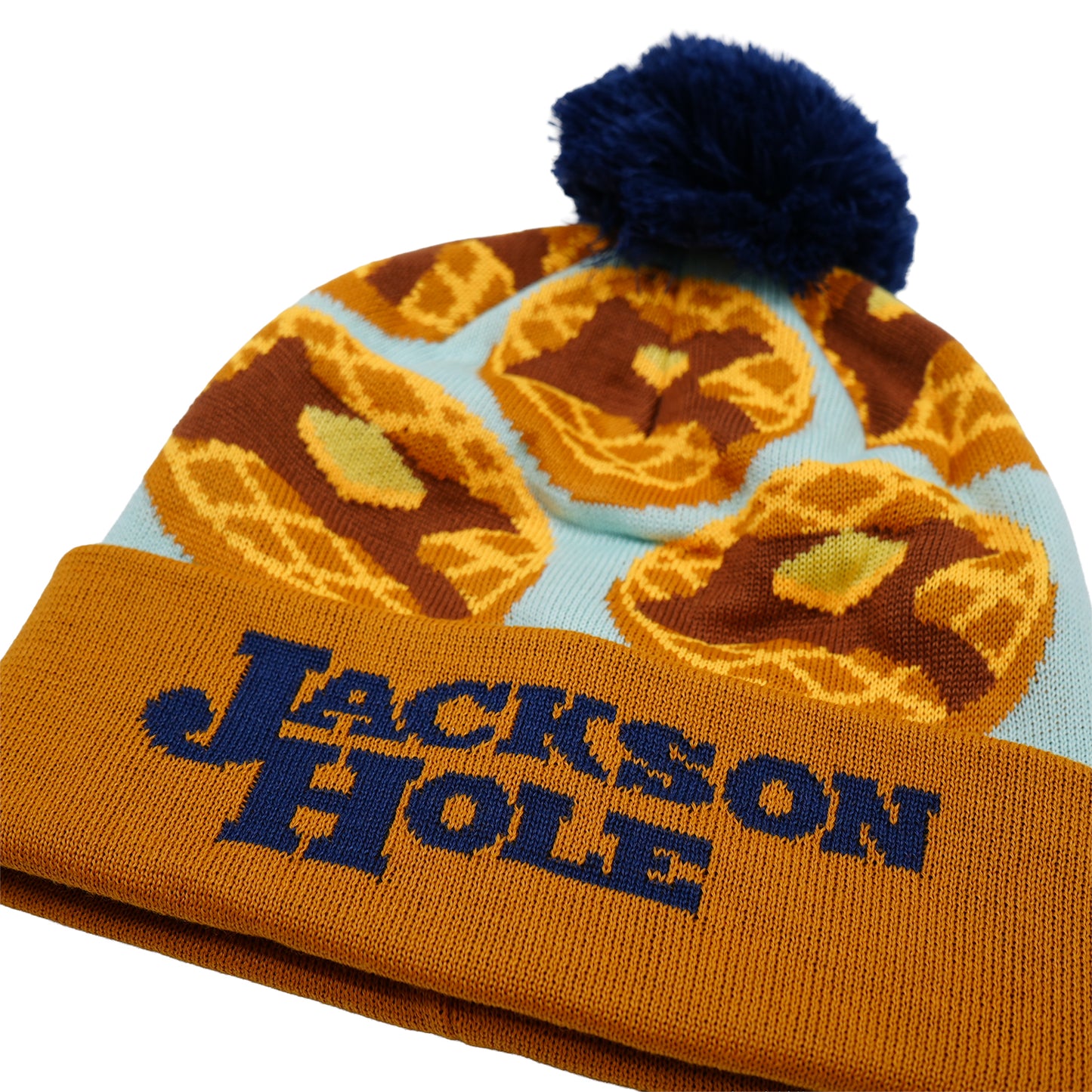 JH WAFFLE LIGHT BLUE BEANIE