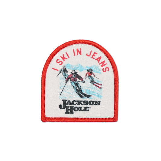 I Ski In Jeans Patch