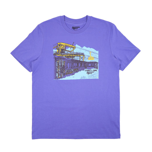 CORBETS CABIN TRAM Tee Short Sleeve / PURPLE LOVE
