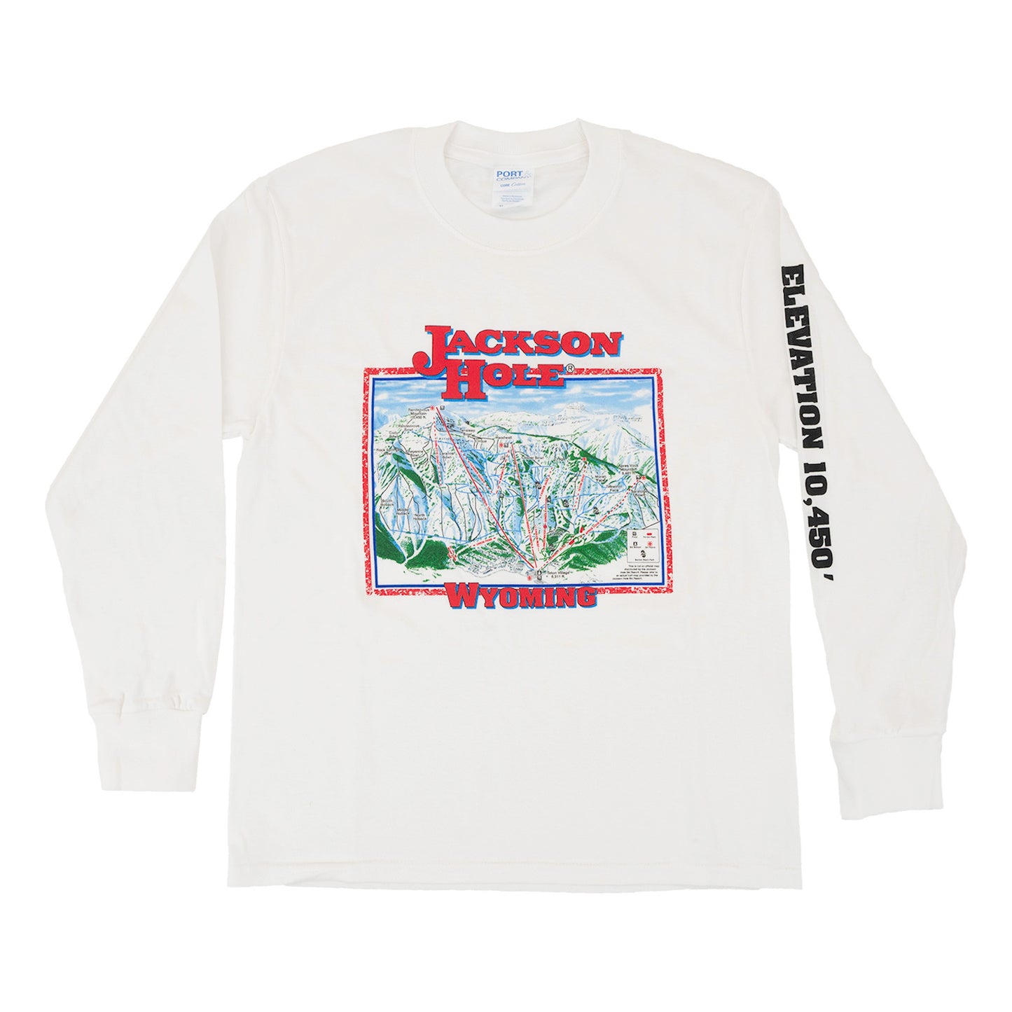 Kids Trail Map Logo Tee Long Sleeve