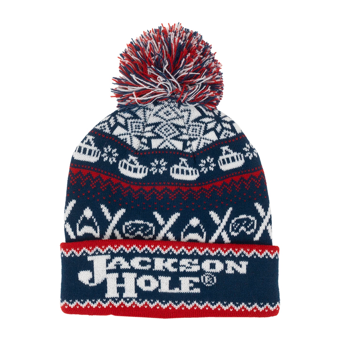 Ski Fair Isle Logo Beanie