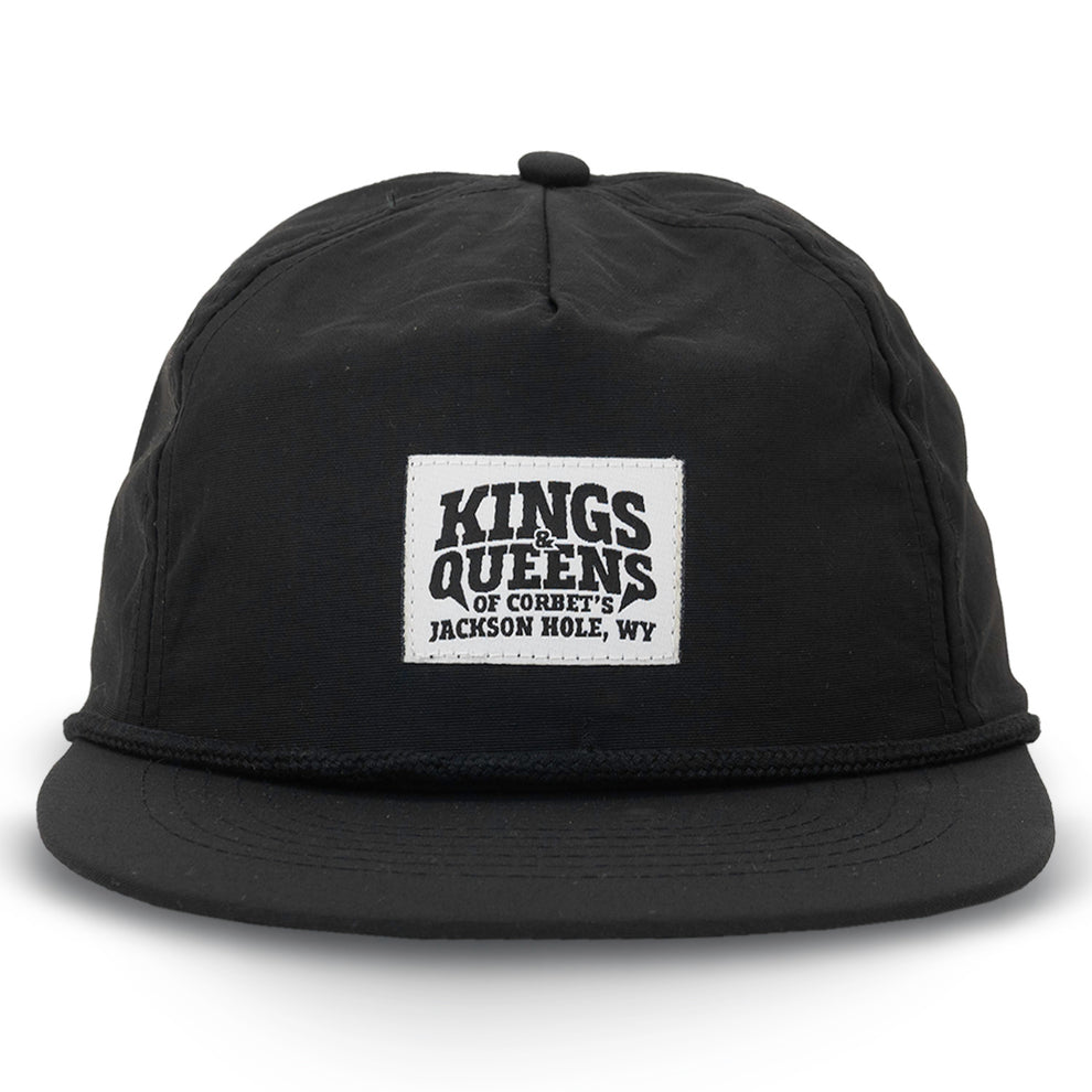 Kings & Queens Cascade Cap - Black – Jackson Hole Mtn Resort